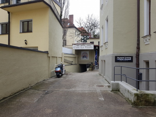 La Vespa Hier versteckt sich das La Vespa (Foto: MünchenBlogger)