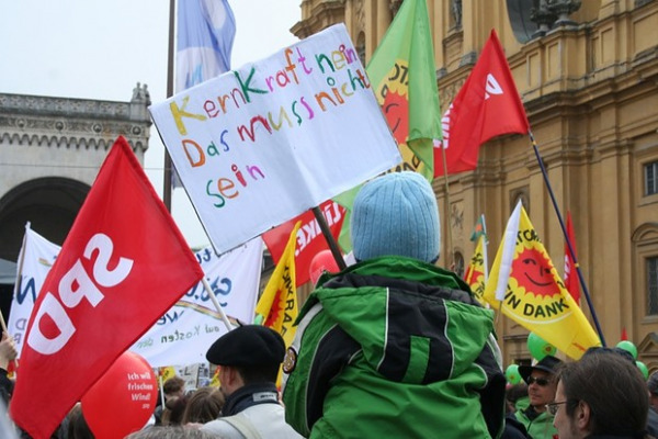 Schon im März wurde gegen Atomkraft demonstriert (Foto: muenchenblogger)