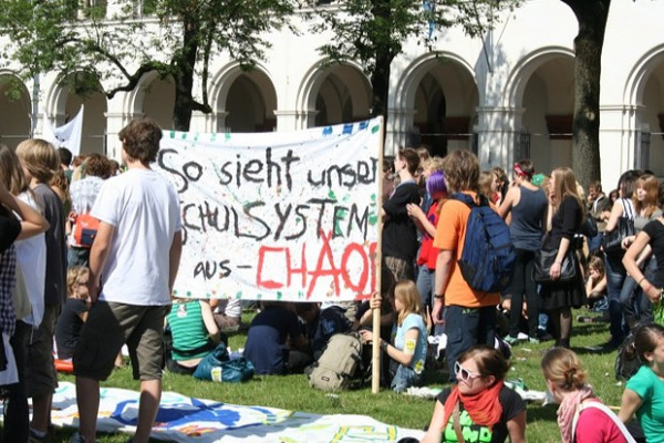 "So sieht unser Schulsystem aus: Chaos" (Foto: muenchenblogger)