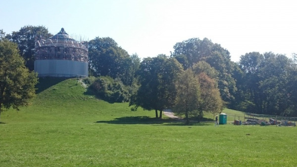Eine Sehenswürdigkeit verschwindet (Foto: MünchenBlogger)