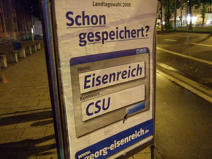 CSU Plakat
