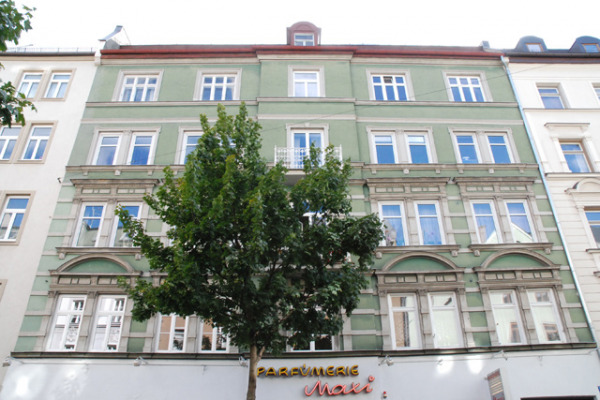 Eine Fassade in der Weißenburger Straße (Foto: muenchenblogger)