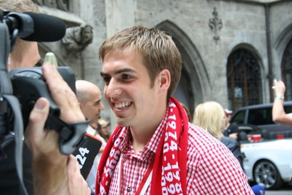 Philipp Lahm als Theaterstück Damals noch jung und erfolgreich: Philipp Lahm 2010 (Foto: MünchenBlogger)