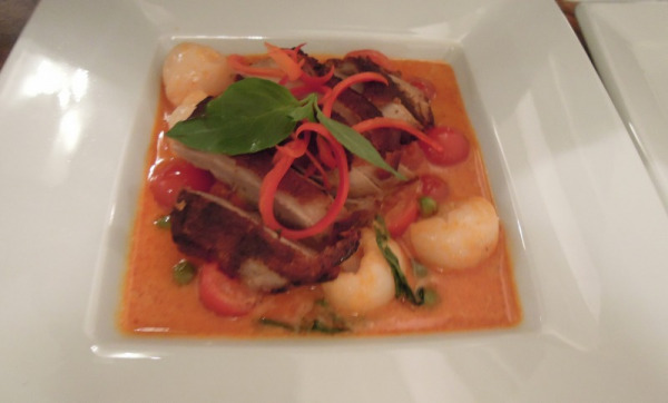 Longgrain Ente mit Curry und Litschi (Foto: MünchenBlogger)