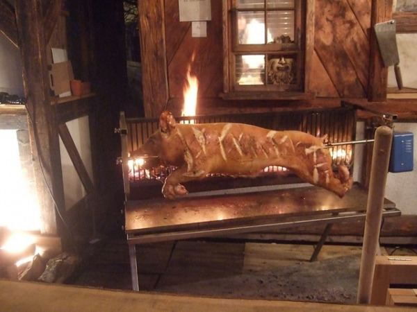 Spanferkel und Met
