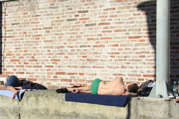Ob man in Helsinki auch im November in Badehose da liegen kann? (Foto: muenchenblogger)
