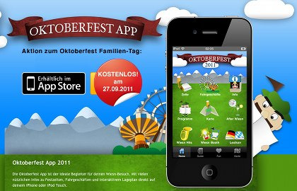 Oktoberfest-App heute kostenlos!
