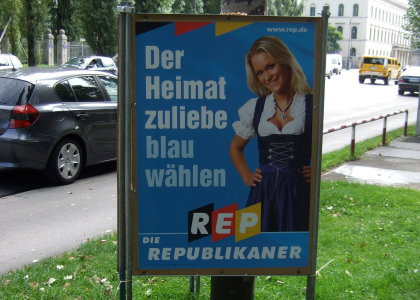Republikaner Plakat Republikaner Plakat