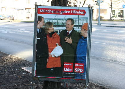 Wahlplakat SPD München