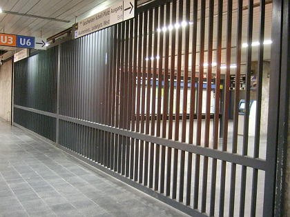 Der geschlossene U-Bahnhof Universität (Archivfoto: muenchenblogger)