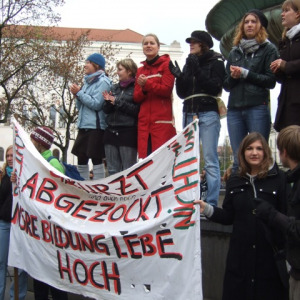 Demo gegen Studiengebühren