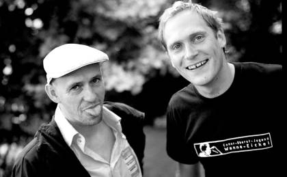 Foto Thees Uhlmann und Himar Bender in München