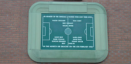 Gedenktafel Old Trafford