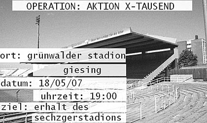 Foto TSV 1860 Grünwalder Stadion