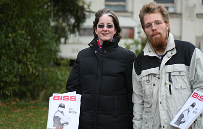Die Biss-Verkäufer Anna und Joker