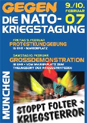 Foto Demonstration und Kundgebung gegen die Sicherheitskonferenz 2007