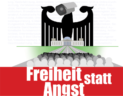 Demo Marienplatz Freiheit statt Angst