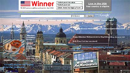 München Screenshot Myspace