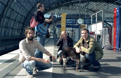 Foto Olli Schulz und der Hund Marie in München