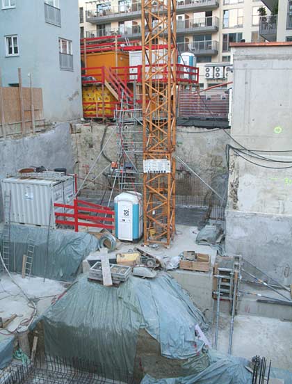 Foto Baustelle in Schwabing