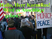 Foto Sicherheitskofnerenz 2007, Marienplatz München, 