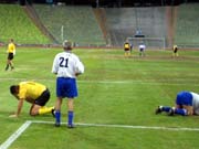 Fussball-Derby Stadtrat gegen Landtag