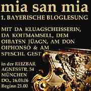 Bloglesung in Muenchen in der Reizbar