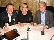 SZ-Magazin Lesung JahresrÃ¼ckblick 2005, Dagmar Berghoff, Jo Brauner und Wilhelm Wieben